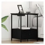 vidaXL Nachtschrank 2 pcs 42 x 41 x 56 cm Schwarz