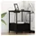 vidaXL Nachtschrank 2 pcs 42 x 41 x 56 cm Schwarz
