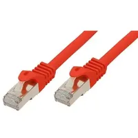 Good Connections Patchkabel mit Cat. 7 Rohkabel S/FTP rot 0,25m