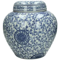 Blauer Krug aus Keramik