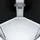 SeniorBad AcquaVapore Duschkabine Fertigdusche Dusche Komplettkabine D10-03M1-EC 80x80 cm mit 2K Scheiben Versiegelung