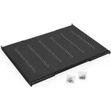 Triton RAB-UP-950-H4 19" Schwerlast-Fachboden, 1HE, 950mm, 150kg, schwarz