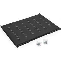 Triton RAB-UP-950-H4 19" Schwerlast-Fachboden, 1HE, 950mm, 150kg, schwarz