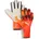 Torwarthandschuhe rot 10 5