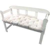 Nyvi Auflage für Gartenbank Ibiza - Bequeme Gartenbankauflage Farbe:Weiß;Größe:150