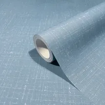 Marburg Heritage Vliestapete Vintage-Look (Blau, Uni, 10,05 x 0,53 m)