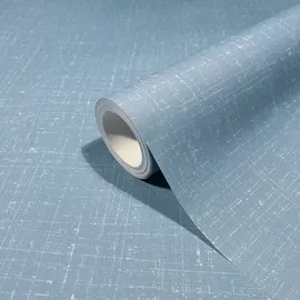 Marburg Heritage Vliestapete Vintage-Look (Blau, Uni, 10,05 x 0,53 m)