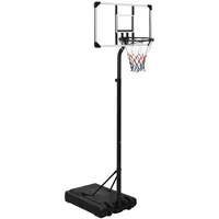 VidaXL Basketballständer Transparent 235-305 cm Polycarbonat