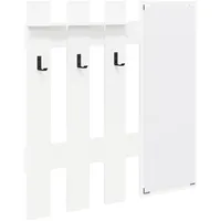 VidaXL Garderobenständer 100 x 10 x 100 cm Weiß
