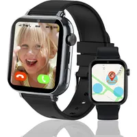 4G Smartwatch Kinder mit GPS und Telefon, Kinder Smartwatch mit Videoanruf SIM SOS Voice Chat Wecker Spiel Schulmodus, GPS UhrKinder Anruffunktion IP68 Wasserdicht Geschenk für Jungen Mädchen Student