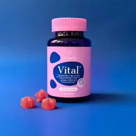 Vitafy Vital Gummies mit Pantothensäure & Vitamin C Erdbeergeschmack 60 Gummies