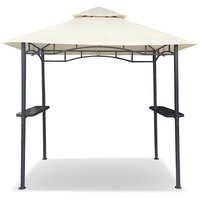 Habeig Grillpavillon Wasserdicht 340g/m2 PVC Dach Pavillon 250x150 cm