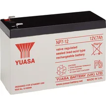 YUASA NP7-12L Plombierte Bleisäure (VRLA) 12V Wiederaufladbare Batterie (48611)