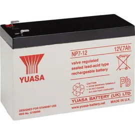 YUASA NP7-12L Plombierte Bleisäure (VRLA) 12V Wiederaufladbare Batterie (48611)