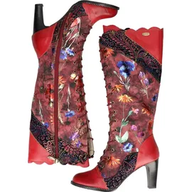 LAURA VITA Schnürstiefel Damen Rot 38