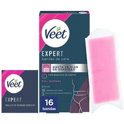 Veet  Accessoires Körper Expert Bikini Enthaarungswachsstreifen Für Normale Haut 16 Einh  in multifarben, Einheitsgrösse