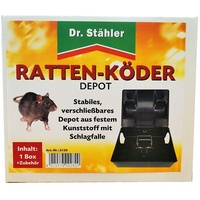 Dr. Stähler Rattenköder-Depot mit Schlagfalle