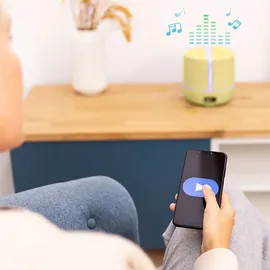 Cecotec PureAroma 550 Connected SunLight. Kapazität 500ml, LED-Display, Lautsprecher, Bluetooth-Steuerung, App, 12-Stunden-Timer, 3 Betriebsmodi, 30m2 Abdeckung