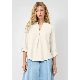 QS Langarmbluse mit Turn-up Beige 32