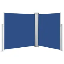vidaXL Ausziehbare Seitenmarkise 140 x 600 cm blau