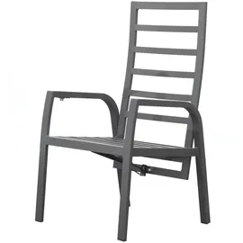 bellavista - Home & Garden® Kansas Hochlehner 58 x 58 x 113 cm grau 2 St.