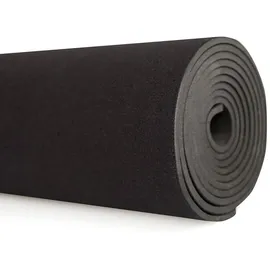 Hammer Bodenschutzmatte Protekt - Geräuschdämmend und strapazierfähig, Ideal für Fitnessgeräte wie Crosstrainer und Heimtrainer, 120 x 60 cm, Schwarz