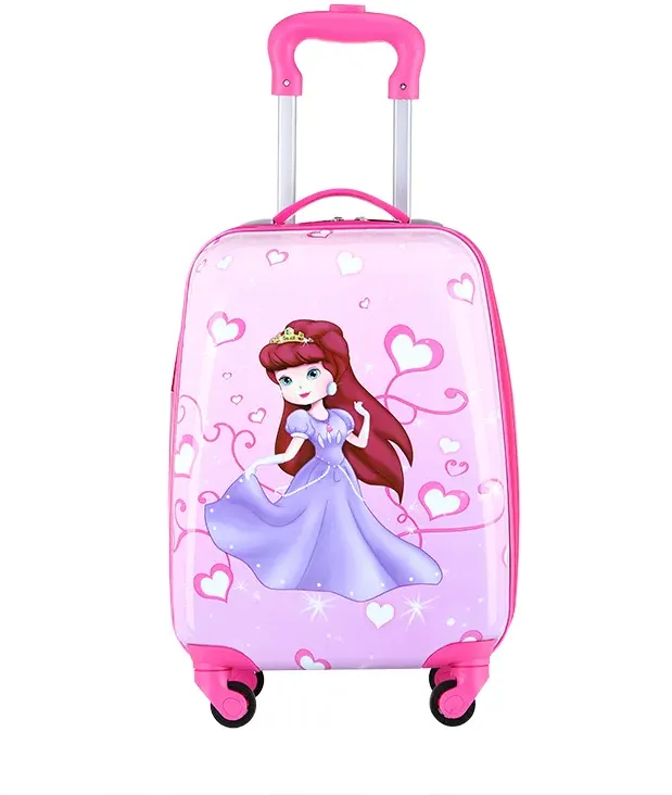 TheTrueC Kinder Koffer Trolley  Prinzessin