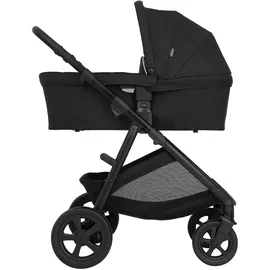 Graco Near2MeTM DLX 3in1 Kinderwagen-Set, inkl. Babywanne (0-9 kg) und Babyschale (40-75 cm), bis 22 kg, rückwärts, vorwärts, kompakt gefaltet, inkl. Adapter und Regenverdeck, schwarz,