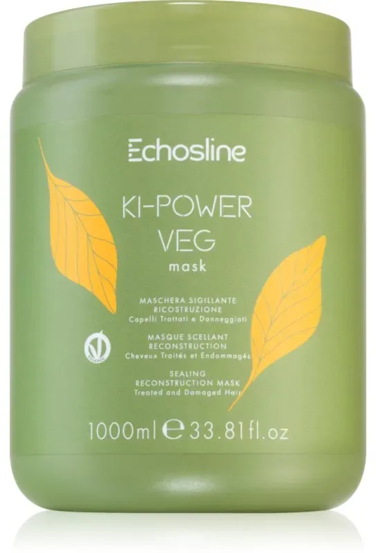 Echosline Ki-Power Veg Mask Regenerierende Maske für beschädigtes Haar 1000 ml