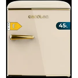 Cecotec Bolero CoolMarket TT Origin Retro-Kühlschrank (45 l, 550 mm hoch, Beige)
