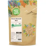 Wholefood Earth Brauner Basmati-Reis – GMO frei – natürlich – vegan – Milchfrei – ohne Zuckerzusatz, 3 kg