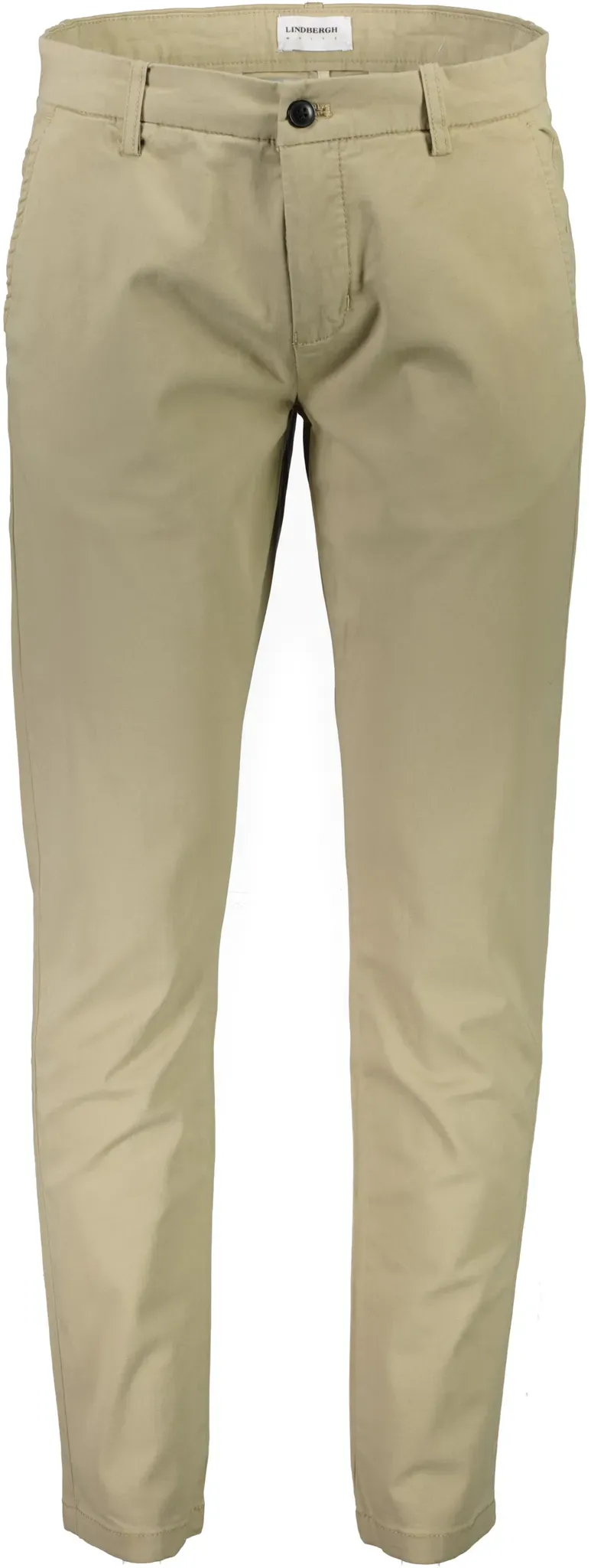 Chinohose LINDBERGH, Herren, Gr. 36, Länge 32, beige (sand), Stoff, Obermaterial: 98% Baumwolle, 2% Elasthan, slim fit normal, Hosen Chinohose, mit Stretch