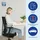 Blumtal Sitzkissen Ergonomisches 40 x 40 cm Schwarz