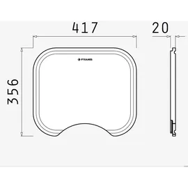 PYRAMIS Holzschneidbrett 525004701