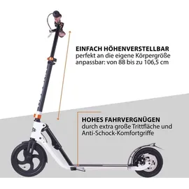 Hudora Big Wheel Air 230 Dual Brake orange/schwarz/weiß