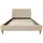 Homestyle4u Polsterbett 140 x 200 cm Beige