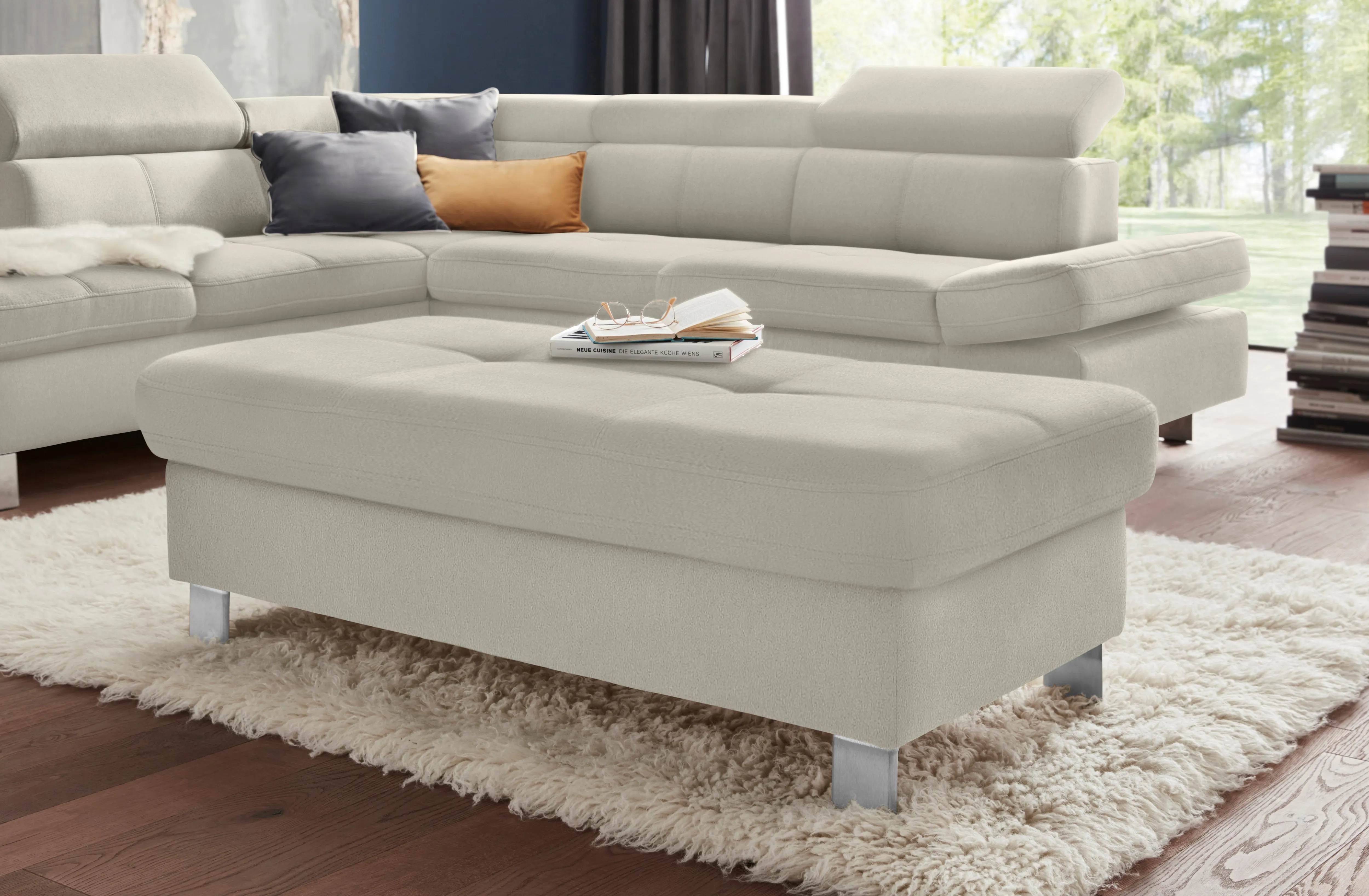 exxpo - sofa fashion Hocker exxpo - sofa fashion beige