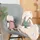 nordic coast company Babydecke Musselin Fransen 80x80cm, natur