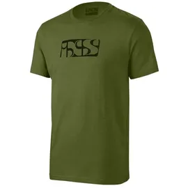 IXS Brand Tee T-Shirt Oliv S