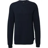 s.Oliver Strickpullover im Relaxed Fit mit Struktur - blau - M