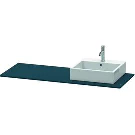 Duravit Konsole XSquare 140x55x1,6cm, m 1 AS, AS re, blau s-matt