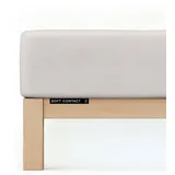 schlafgut Soft Contact 120 x 200 - 130 x 200 cm gray light