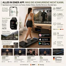 Sportstech sWalk Lite Schwarz
