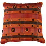 KUHFELL online & NOMAD Bodenkissen Kelim Kissen Sitzkissen 80 x 80 cm aus persischen Vintage Kelim