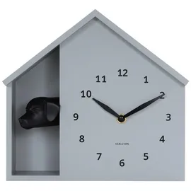 Karlsson Wanduhr Peeking Doggy - B/H/T ca. 26,00x29,00x10,30