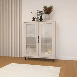 petits-meubles Geschirrschrank 2 Türen  Kaschmir  beige