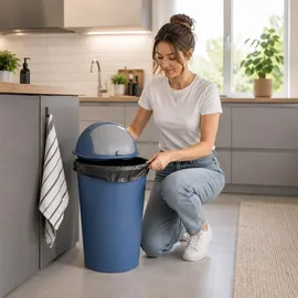 Mojawo Abfalleimer 50 l Blau