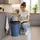 Mojawo Abfalleimer 50 l Blau