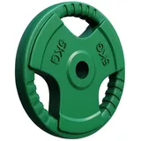 Gorilla Sports Hantelscheibe 5 kg Hantelscheibe grün