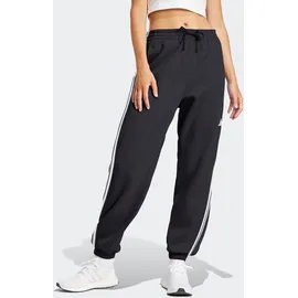 adidas Essentials 3-Streifen French Terry Cuffed Joggers Black / White 2XL